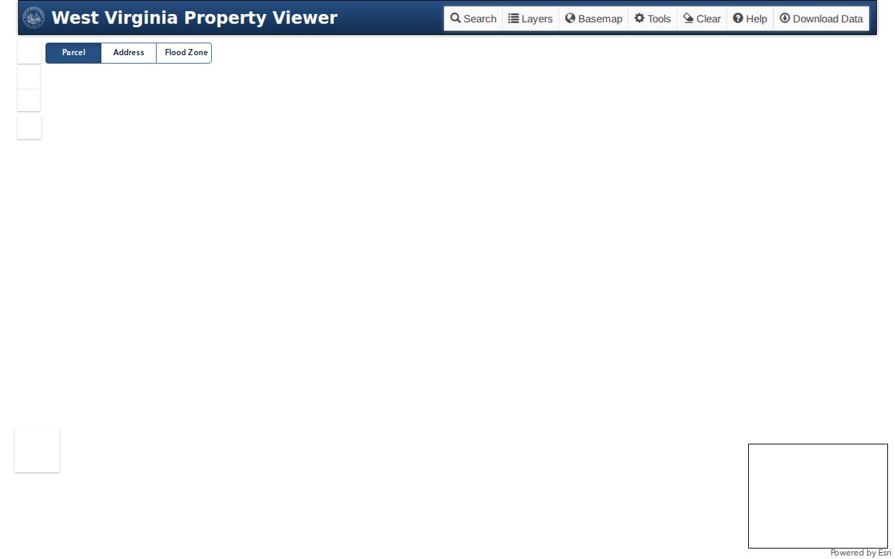 West Virginia Parcel Viewer for adjacent Morgantown parcels